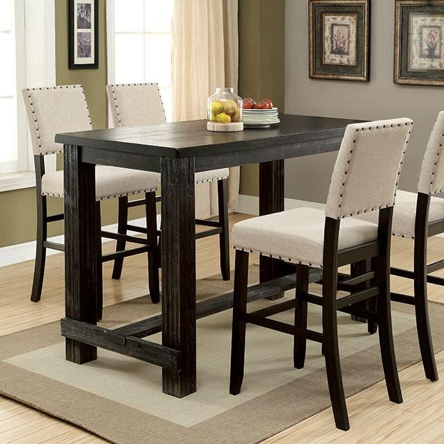 Furniture of America Sania CM3324BK-BT-VN Bar Table IMAGE 1